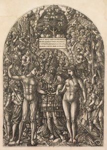 Svatba Adama a Evy, 1555.