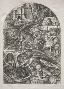 Apokalypsa: Satan vázaný na tisíc let od Jean Duvet