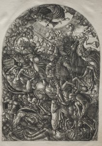 The Apocalypse: St. John Sees the Four Riders, 1546-1556. od Jean Duvet