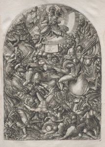 The Apocalypse: The Angel in the Sun Calling the Birds of Prey, 1546-1556. od Jean Duvet