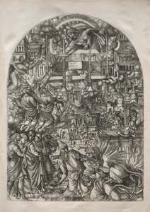 The Apocalypse: The Measurement of the Temple, 1546-1556. od Jean Duvet