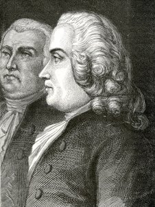 Francouzská revoluce 1789-1799 Tronchet a Malesherbes Guillaume Chretien de Lamoignon de Malesherbes od Jean Edouard (1824 99) Dargent