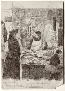 Na starém trhu od Jean Emile Laboureur