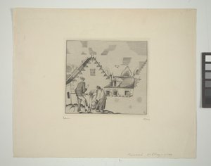 Vesnické drby od Jean Emile Laboureur