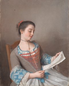 Italsky: La bella lectora
francouzsky: La liseuse od Jean Étienne Liotard