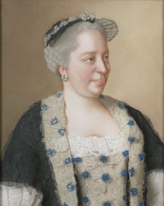 Portrét císařovny Marie Terezie Rakouské (1717-1780) od Jean Étienne Liotard
