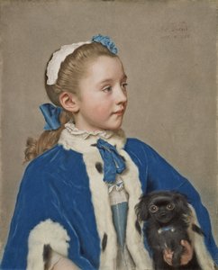 Portrét Marie Frederike van Reede-Athloneové v sedmi letech od Jean Étienne Liotard