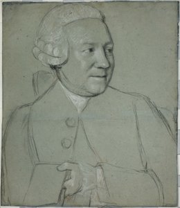 Portrét muže, který držel knihu, otočený doprava od Jean Étienne Liotard