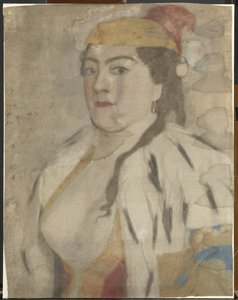Portrét neznámé ženy z Istanbulu od Jean Étienne Liotard