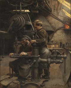 Un Patron aneb Lekce učedníka, 1888 od Jean Eugene Buland