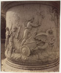 Versailles, Únos Proserpiny Plutem, Girardon, (detail) od Jean Eugène Auguste Atget