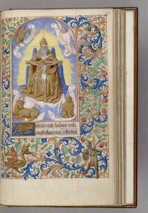 Gnadenstuhl Kniha hodin, 1450-1499 od Jean Fouquet