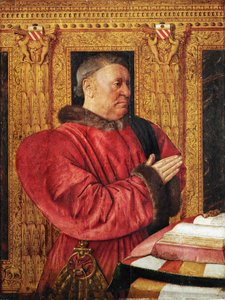 Guillaume Jouvenel des Ursins byl kancléřem za Karla VII. a Ludvíka XI... od Jean Fouquet