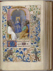 Letniční kniha hodin, 1450-1499 od Jean Fouquet