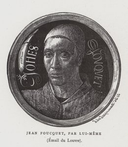 Autoportrét francouzského malíře 15. století Jeana Fouqueta od Jean Fouquet