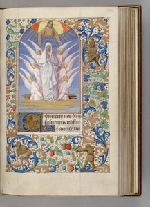 Kniha hodin Nanebevzetí Panny Marie, 1450-1499 od Jean Fouquet