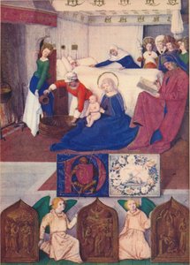 Narození svatého Jana Křtitele, c1455, 1939 od Jean Fouquet