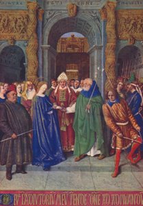 Svatba Panny, c1455, 1939 od Jean Fouquet
