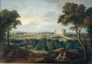 Hvězdárna při pohledu z Butte aux Cailles, asi 1710 (olej na plátně) od Jean Francois I Millet