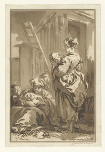 sestry Les Nourrices od Jean Francois Janinet