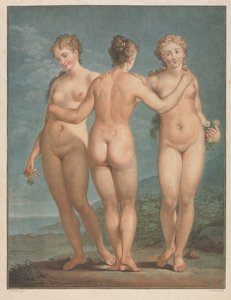 Tři Grácie od Jean-Francois Janinet