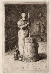 Žena víření. od Jean Francois Millet
