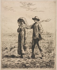 Jít do práce od Jean Francois Millet
