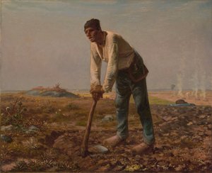 Muž s motykou od Jean-Francois Millet