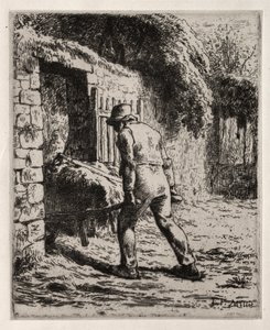 Sedlák vracející se z hnojiště od Jean-Francois Millet