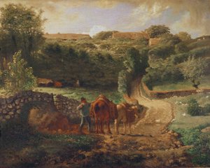 Der Cousin Hamlet in Greville, ca. 1865-73 von Jean Francois Millet