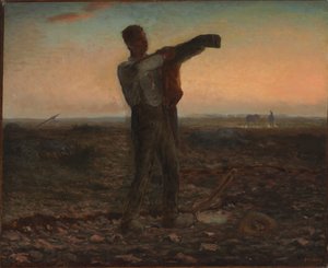 Konec dne, účinek večera od Jean Francois Millet