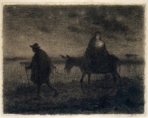 Útěk do Egypta od Jean-Francois Millet