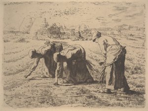 The Gleaners, kolem roku 1855 (lept) od Jean Francois Millet