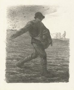 Rozsévač, 1851 od Jean Francois Millet