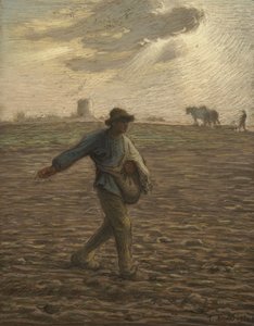 Rozsévač, kolem roku 1865 od Jean Francois Millet