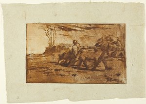 Die zwei Kühe von Jean-Francois Millet