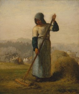 Žena s hráběmi, pravděpodobně 1856-57. od Jean Francois Millet