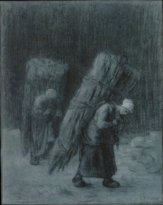 Frauen, die Zweige tragen, ca. 1858 von Jean Francois Millet