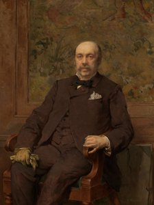 Autoportrét (olej na plátně) od Jean Francois Portaels