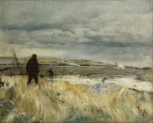 bretaňští rybáři; bretaňští rybáři, od Jean Francois Raffaelli