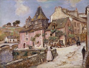 Breton Town Scene,