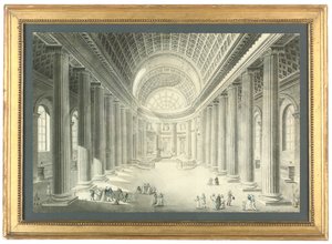 Kostel svatého Filipa du Roule, Paříž od Jean Francois Therese Chalgrin