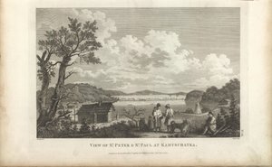 Pohled na přístav Petropavlovsk, 80. léta 18. století. od Jean Francois de Galaup La Perouse