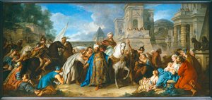 Triumf Mordechaje ... od Jean François de Troy