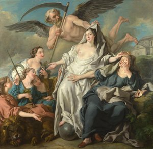 Čas odhaluje pravdu od Jean François de Troy