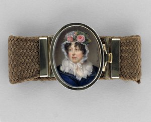 Náramek s portrétem Lady Susan Murray od Jean-François Gérard Fontallard