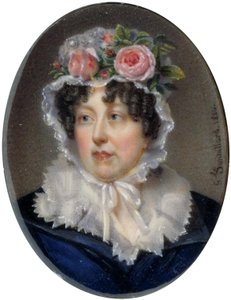 Náramek s portrétem lady Susan Murrayové od Jean-François Gérard Fontallard