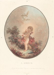 milovat od Jean François Janinet after Jean Honoré Fragonard