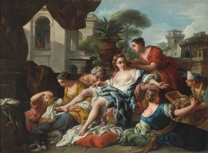 Batšeba ve své lázni od Jean François de Troy