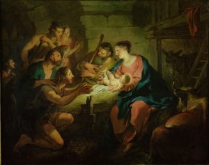 Klanění pastýřů, 1725 od Jean François de Troy